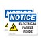 Signmission Electrical Panels Inside, 10 in W x Rectangle, Plastic OS-2PACK-NS-P-710-L-11673 - alternate 1